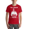 "I'M A PROUD TAXI DRIVER" Premium Dark Color T-Shirt - Image 10