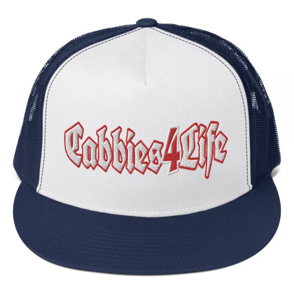 “CABBIES4LIFE” Embroidered Yupoong Trucker Cap - Image 6