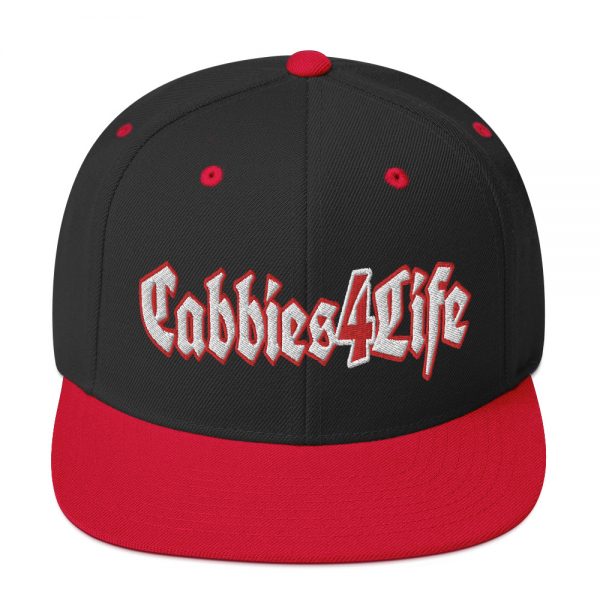 “CABBIES4LIFE” Embroidered Yupoong Snapback Hat - Image 6
