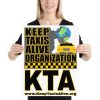 “KEEP TAXIS ALIVE ORGANIZATION” Premium Matte Paper Poster - Image 3