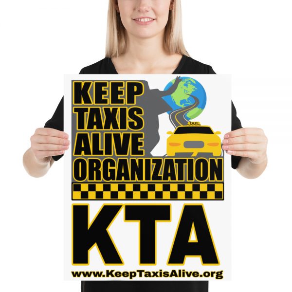 “KEEP TAXIS ALIVE ORGANIZATION” Premium Matte Paper Poster - Image 3