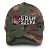 “UBER SUCKS” Embroidered Yupoong Dad Hat - Image 4