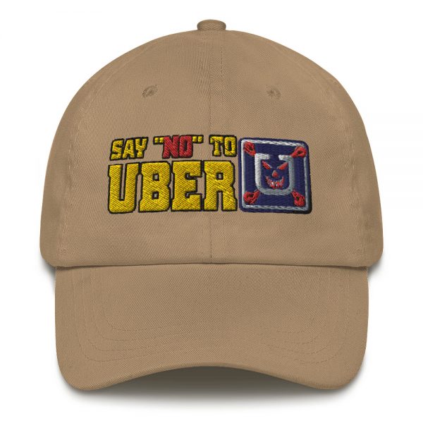 “SAY NO TO UBER – v1” Embroidered Yupoong Dad Hat - Image 9
