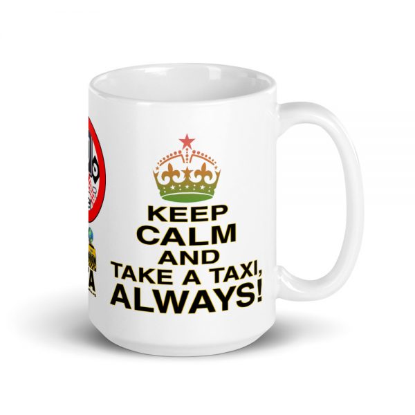 “KEEP CALM” Premium Glossy White Mug - Image 5