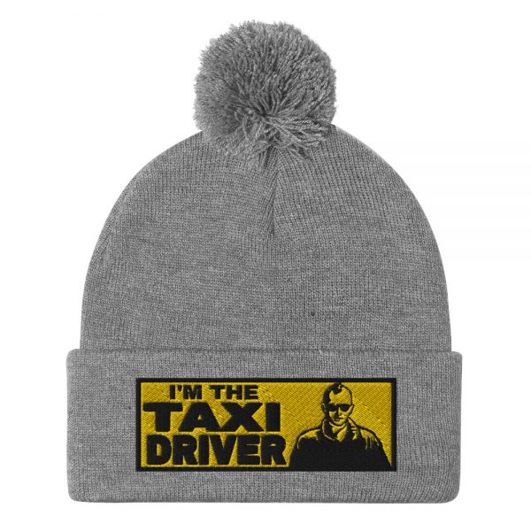 “I’M THE TAXI DRIVER” Embroidered Pom-Pom Beanie - Image 7