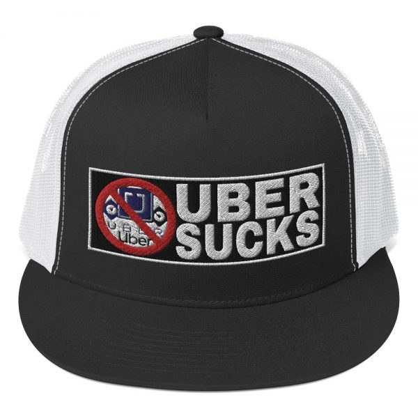 “UBER SUCKS” Embroidered Yupoong Trucker Cap - Image 2