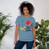 “I LOVE TAXI DRIVERS” Premium Bright Color T-Shirt - Image 4