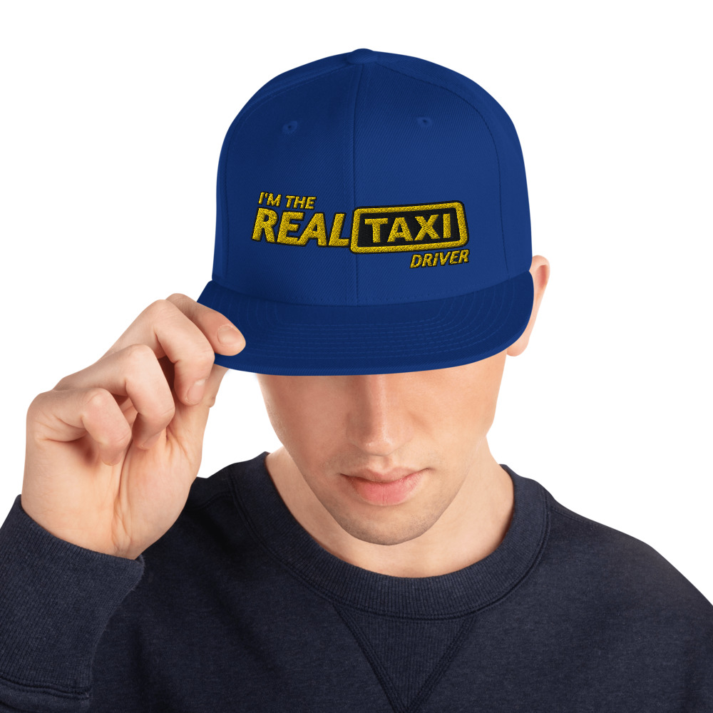 “I'M THE REAL TAXI DRIVER - v2” Embroidered Yupoong Snapback Hat