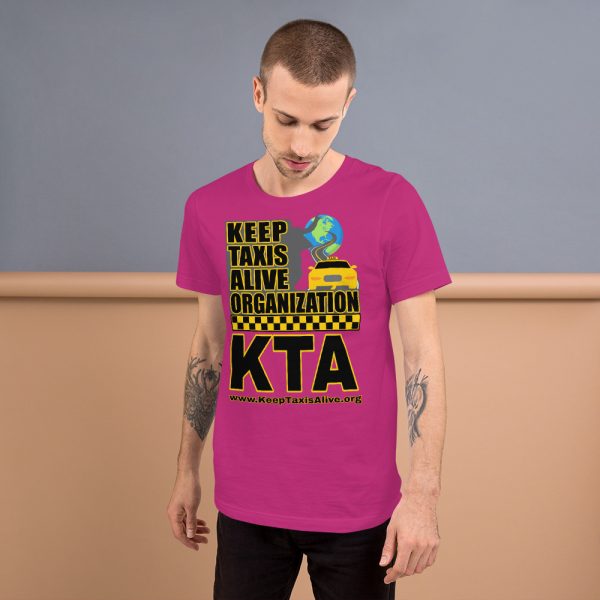 "KEEP TAXIS ALIVE ORGANIZATION" Premium Dark Color T-Shirt - Image 11