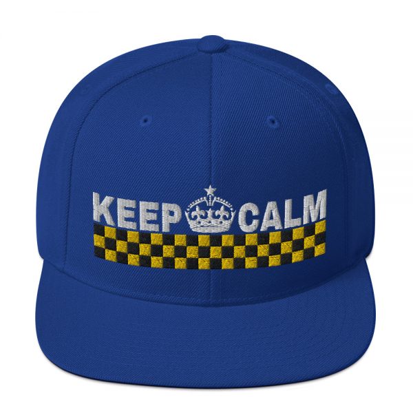 “KEEP CALM” Embroidered Yupoong Snapback Hat - Image 35