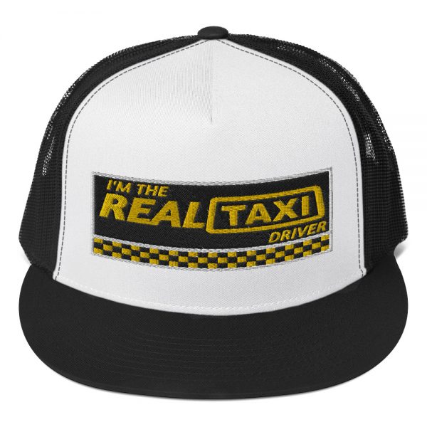 “I’M THE REAL TAXI DRIVER – v1” Embroidered Yupoong Trucker Cap - Image 5
