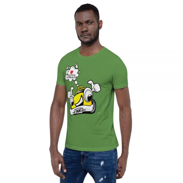 "I LOVE TAXIS" Premium Dark Color T-Shirt - Image 17