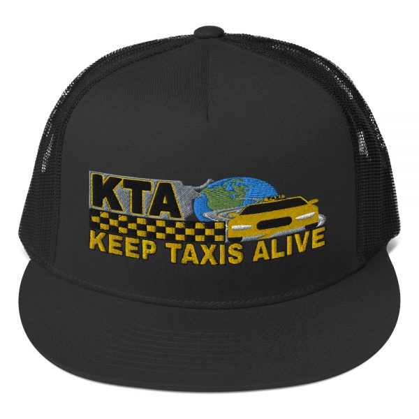 “KEEP TAXIS ALIVE – v1” Embroidered Yupoong Trucker Cap - Image 3