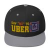 “SAY NO TO UBER - v1” Embroidered Yupoong Snapback Hat - Image 10