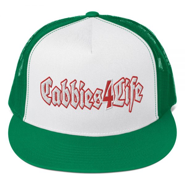 “CABBIES4LIFE” Embroidered Yupoong Trucker Cap - Image 5