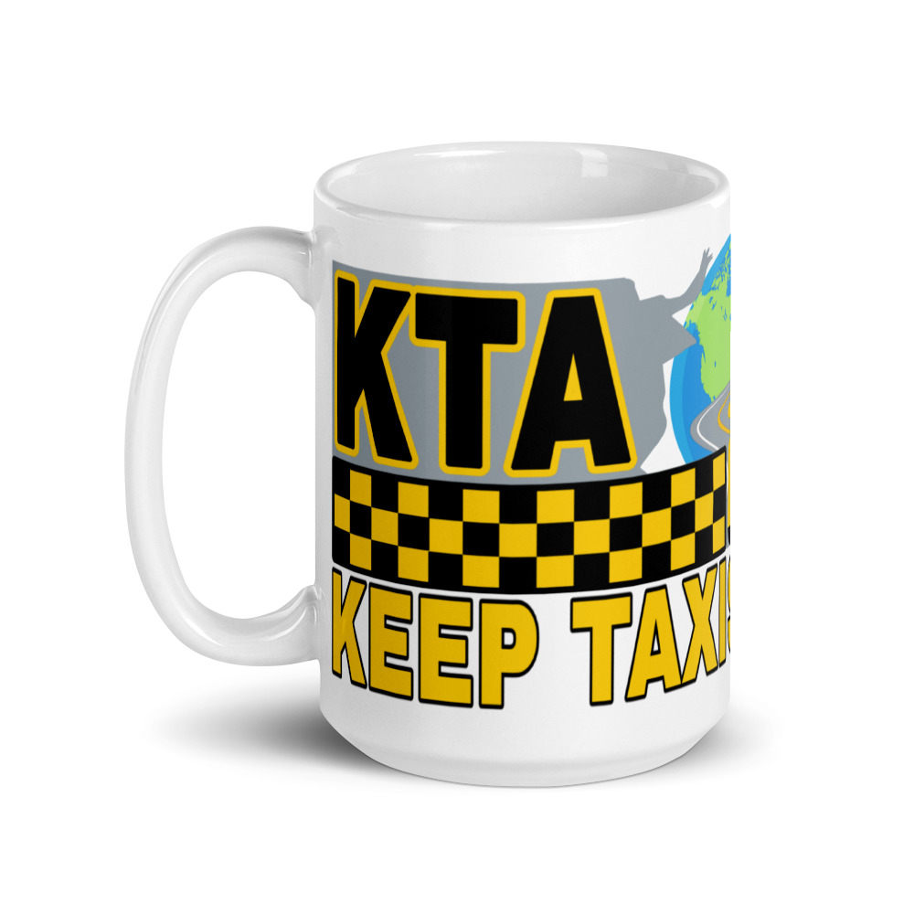 “KEEP TAXIS ALIVE – v1” Premium Glossy White Mug