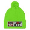 “SAY NO TO UBER – v2” Embroidered Pom-Pom Beanie - Image 9