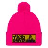 “I’M THE TAXI DRIVER” Embroidered Pom-Pom Beanie - Image 12