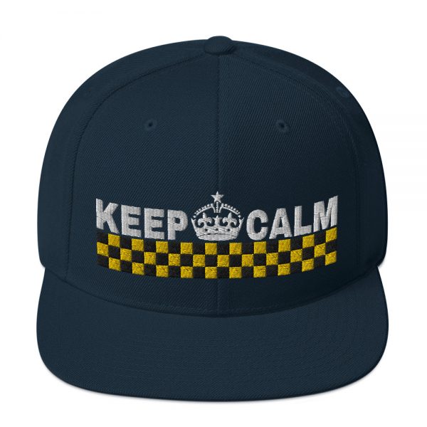 “KEEP CALM” Embroidered Yupoong Snapback Hat - Image 18