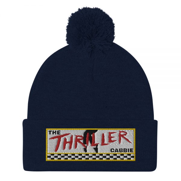 “THE THRILLER CABBIE” Embroidered Pom-Pom Beanie - Image 6