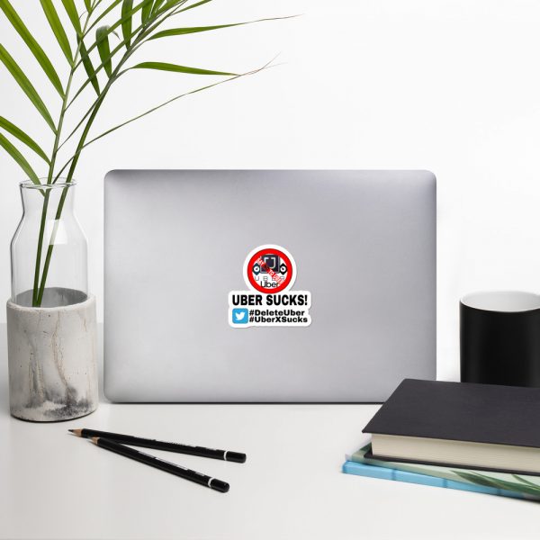“UBER SUCKS!” Premium Kiss Cut Emblem Stickers - Image 3