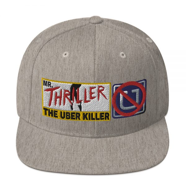 “MR. THRILLER, THE UBER KILLER” Embroidered Yupoong Snapback Hat - Image 25