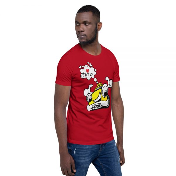 "I LOVE TAXIS" Premium Dark Color T-Shirt - Image 30