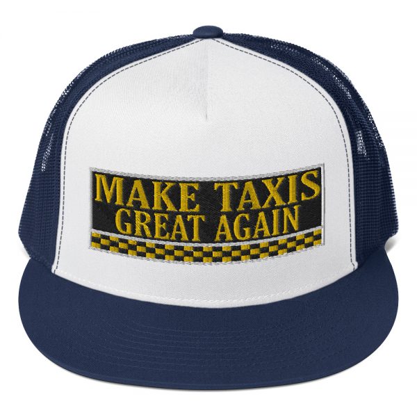 “MAKE TAXIS GREAT AGAIN” Embroidered Yupoong Trucker Cap - Image 7