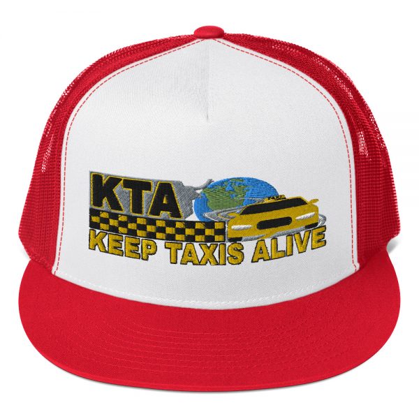 “KEEP TAXIS ALIVE – v1” Embroidered Yupoong Trucker Cap - Image 7