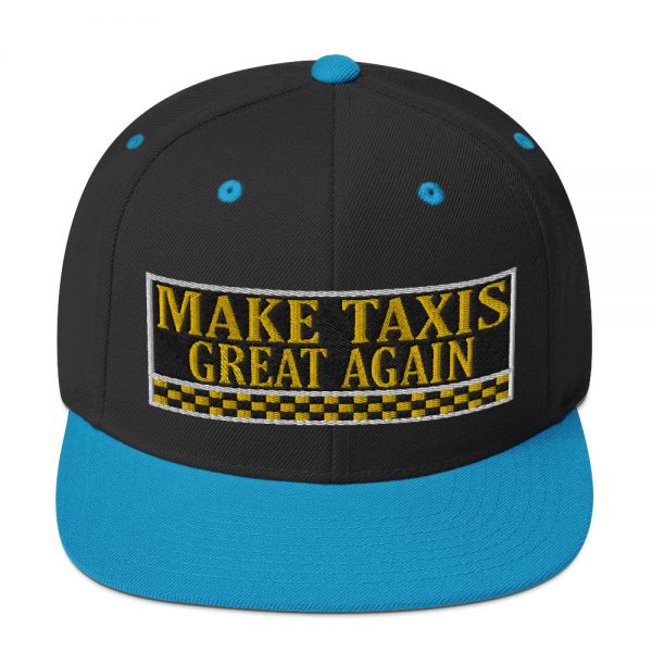 “MAKE TAXIS GREAT AGAIN” Embroidered Yupoong Snapback Hat - Image 2