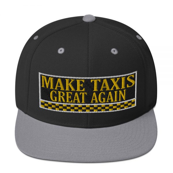 “MAKE TAXIS GREAT AGAIN” Embroidered Yupoong Snapback Hat - Image 10