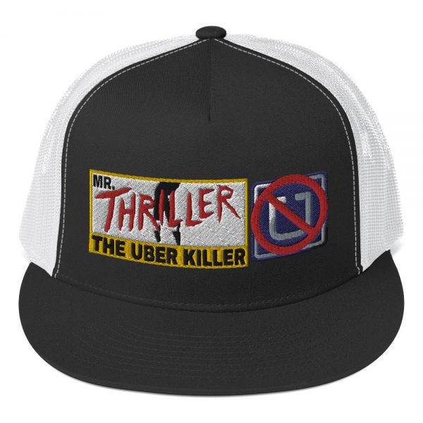 “MR. THRILLER, THE UBER KILLER” Embroidered Yupoong Trucker Cap - Image 2