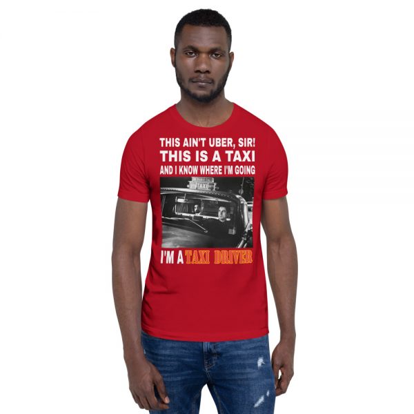 "THIS AIN'T UBER SIR!" Premium Dark Color T-Shirt - Image 28