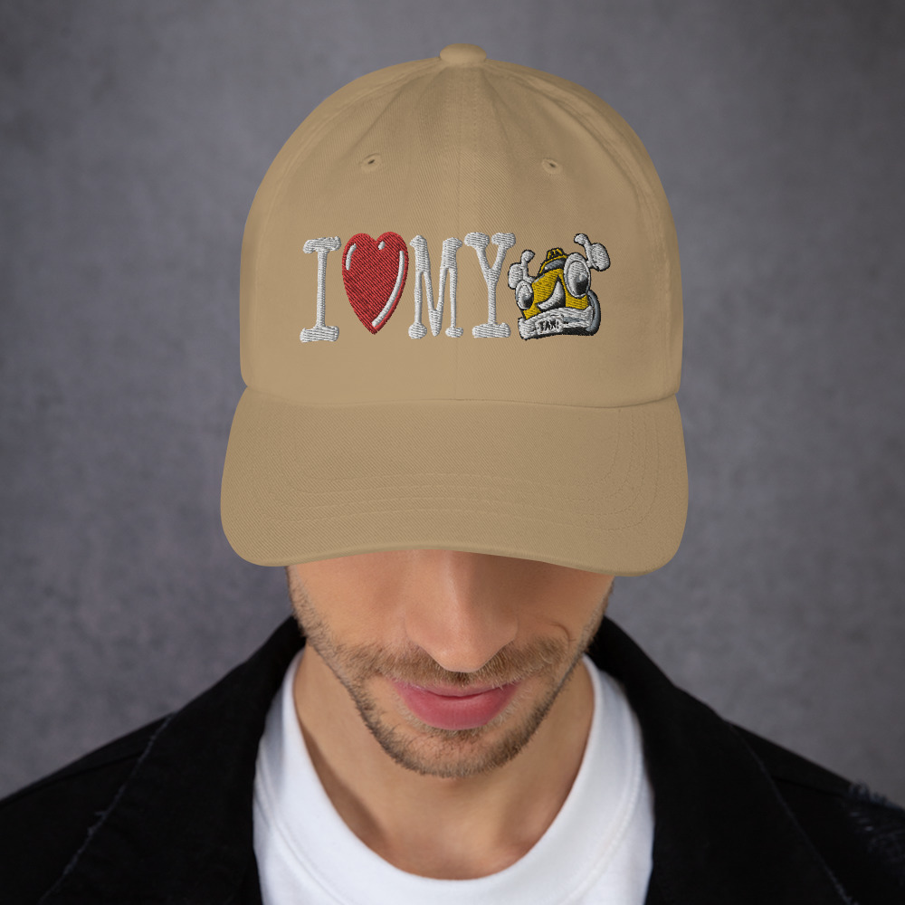 “I LOVE MY TAXI” Embroidered Yupoong Dad Hat