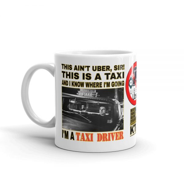 “THIS AIN’T UBER, SIR!” Premium Glossy White Mug - Image 3