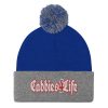 “CABBIES4LIFE” Embroidered Pom-Pom Beanie - Image 8
