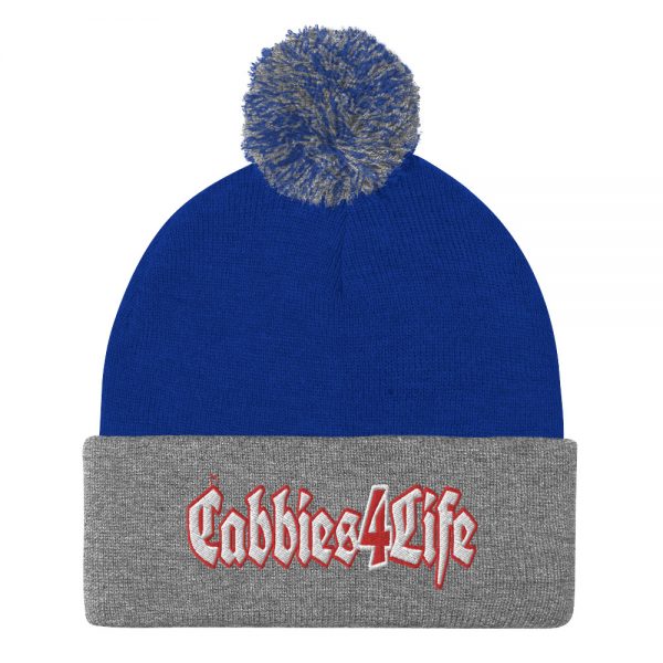 “CABBIES4LIFE” Embroidered Pom-Pom Beanie - Image 8