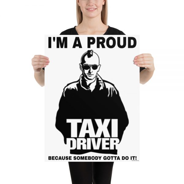 “I’M A PROUD TAXI DRIVER” Premium Matte Paper Poster - Image 4