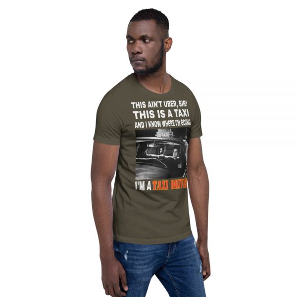"THIS AIN'T UBER SIR!" Premium Dark Color T-Shirt - Image 10