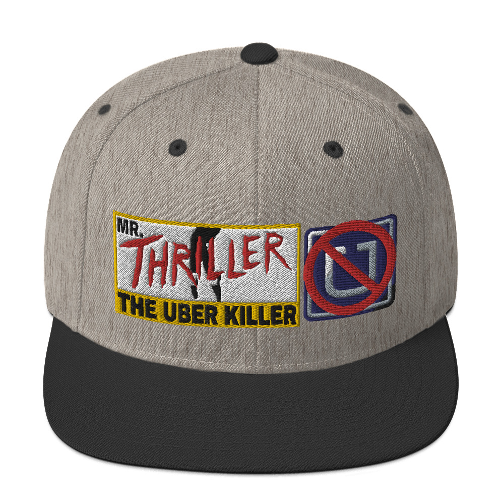 “MR. THRILLER, THE UBER KILLER” Embroidered Yupoong Snapback Hat