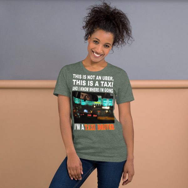"THIS IS NOT AN UBER" Premium Dark Color T-Shirt - Image 3