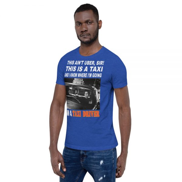 "THIS AIN'T UBER SIR!" Premium Dark Color T-Shirt - Image 26
