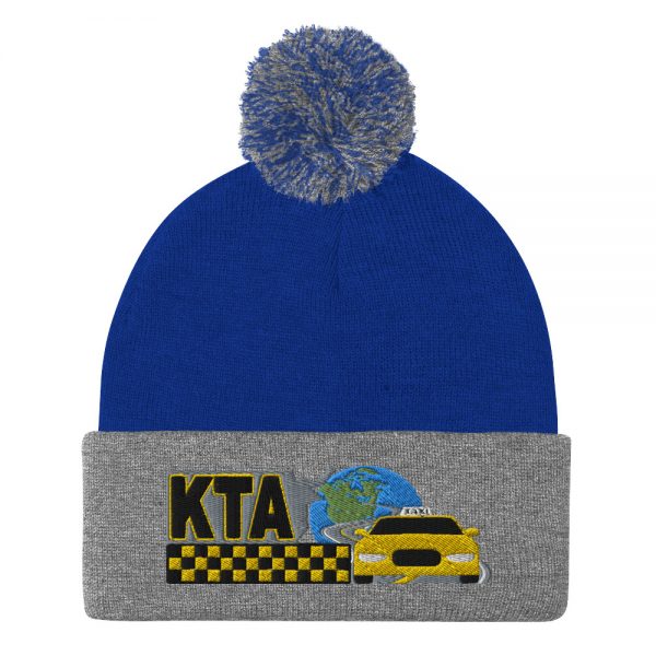 “KEEP TAXIS ALIVE – v1” Embroidered Pom-Pom Beanie - Image 8