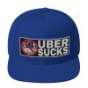 “UBER SUCKS” Embroidered Yupoong Snapback Hat - Image 33