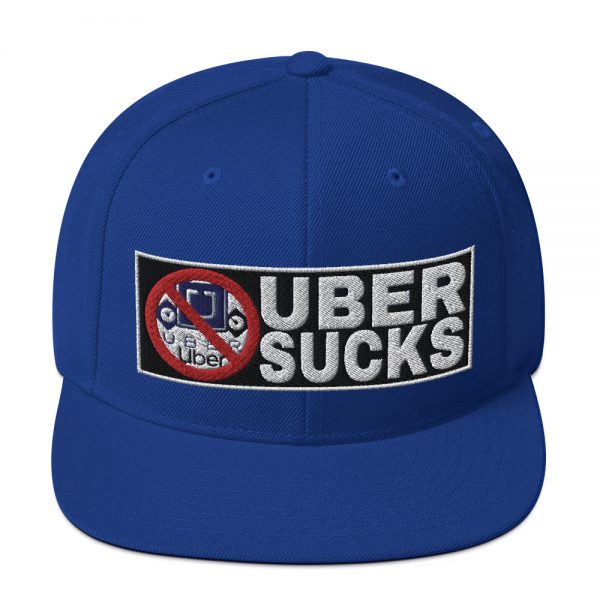 “UBER SUCKS” Embroidered Yupoong Snapback Hat - Image 33