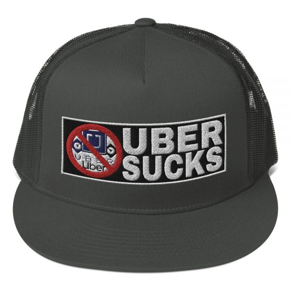 “UBER SUCKS” Embroidered Yupoong Trucker Cap