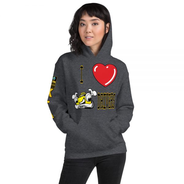 "I LOVE TAXI DRIVERS" Premium Soft & Heavy Blend Hoodie - Image 6