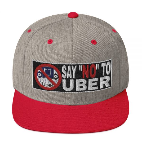 “SAY NO TO UBER - v2” Embroidered Yupoong Snapback Hat - Image 29