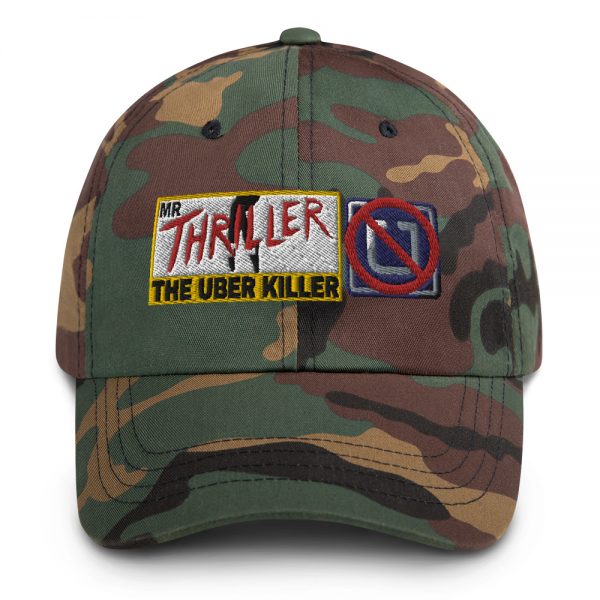 “MR. THRILLER, THE UBER KILLER” Embroidered Yupoong Dad Hat - Image 3