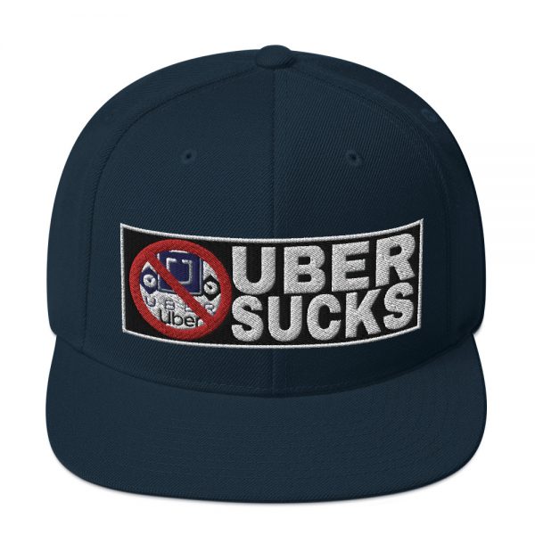 “UBER SUCKS” Embroidered Yupoong Snapback Hat - Image 15